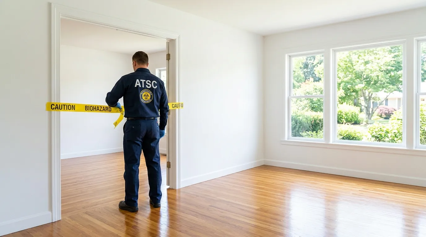 Certified biohazard cleanup crew performing Crime Scene Cleanup in Venice Gardens