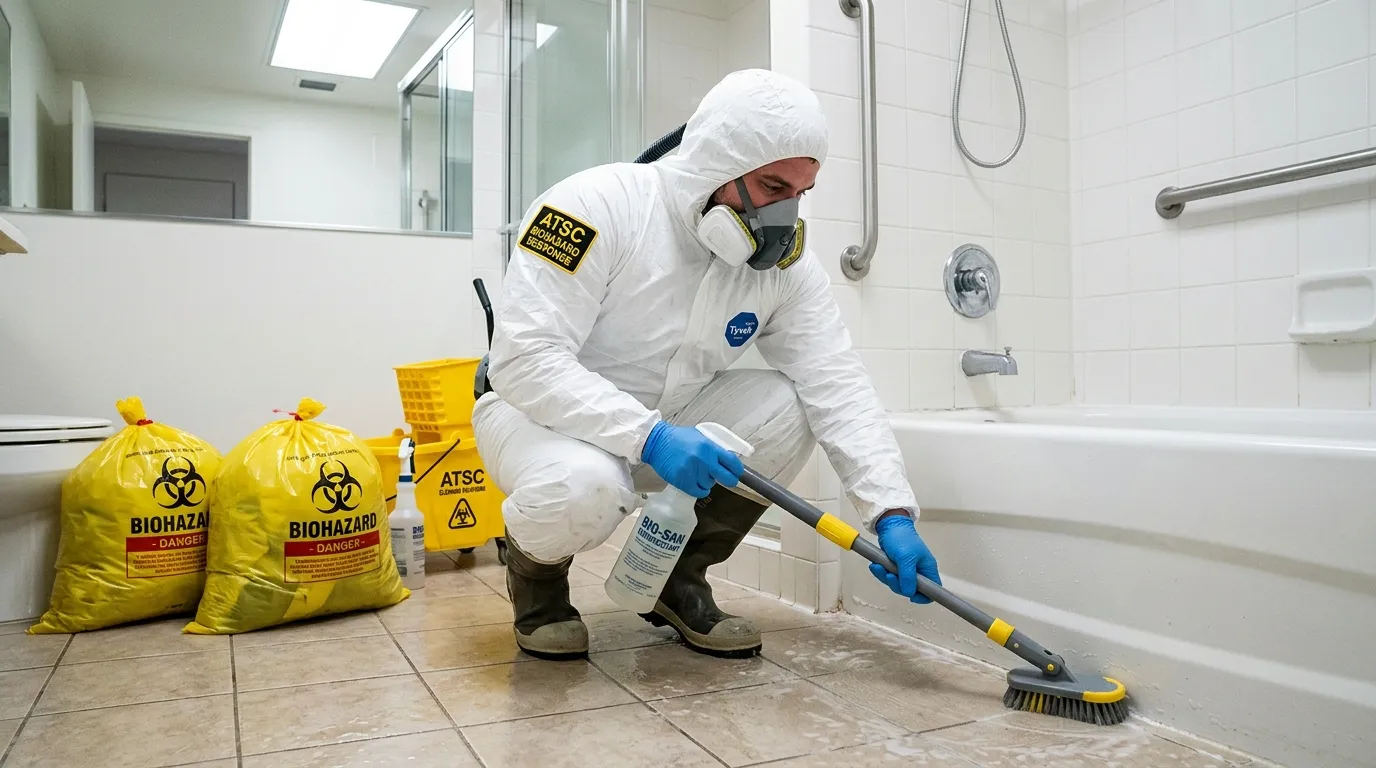 Decontamination equipment deployed for Blood Cleanup in Venice Gardens